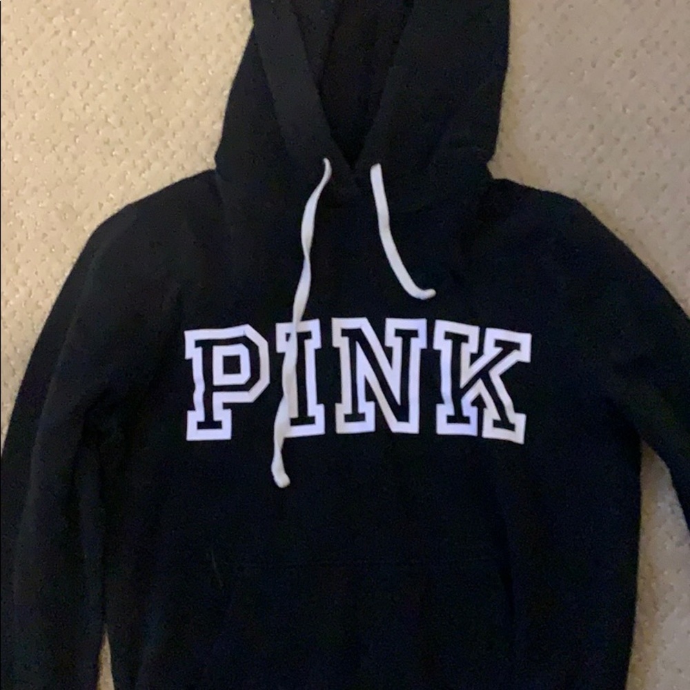 pink hoodie